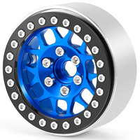 1 pièce, structure de roue 1/10 Axial SCX10, jantes de roue métalliques de 2,2 pouces pour voiture RC, jantes de rechange