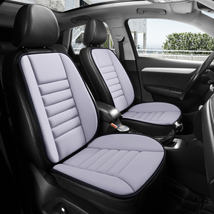 Housses de siège de voiture universelles toutes saisons en cuir, 2 pièces, respirantes et ventilées, coussins de siège chauds pour l'hiver, accessoires intérieurs - Product Image 3