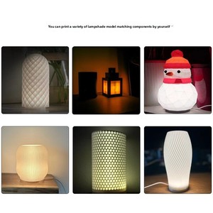 Componentes de Impresión 3D para Lámpara <span class=keywords><strong>Minecraft</strong></span> HK005, Modelo de Bambú, Piezas LED para Impresora Creativa Maker's Treasure TZ3D - Product Image 4