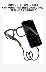 Lunettes Intelligentes CY05 les Plus Vendues : Photographie 8MP, Traduction IA en Temps Réel, Stockage Local, <span class=keywords><strong>Enregistrement</strong></span> <span class=keywords><strong>Audio</strong></span>, Streaming HD en Direct, Contrôle Tactile - Product Image 6