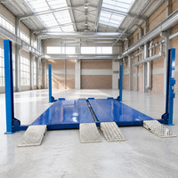 Système de stationnement automatique à 4 niveaux GG LIFTERS, double largeur, 4 poteaux, câbles en acier, pour parking commercial