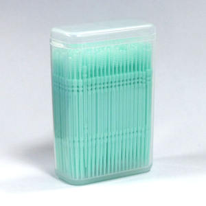 Caja de Palillos de Dientes Portátiles de Doble Punta, 200 Unidades, Plástico de Grado de Exportación, Paquete Familiar, Productos Desechables Multiusos para la Higiene Bucal - Product Image 1