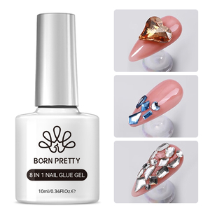 Sinh Ra Khá OEM Biểu Tượng Tùy Chỉnh Nhãn Hiệu Riêng 8 Trong 1 Nail Mẹo Gel Keo Cho Móng Tay Đỉnh Và Acrylic Nail Mở Rộng Strengthener - Product Image 5