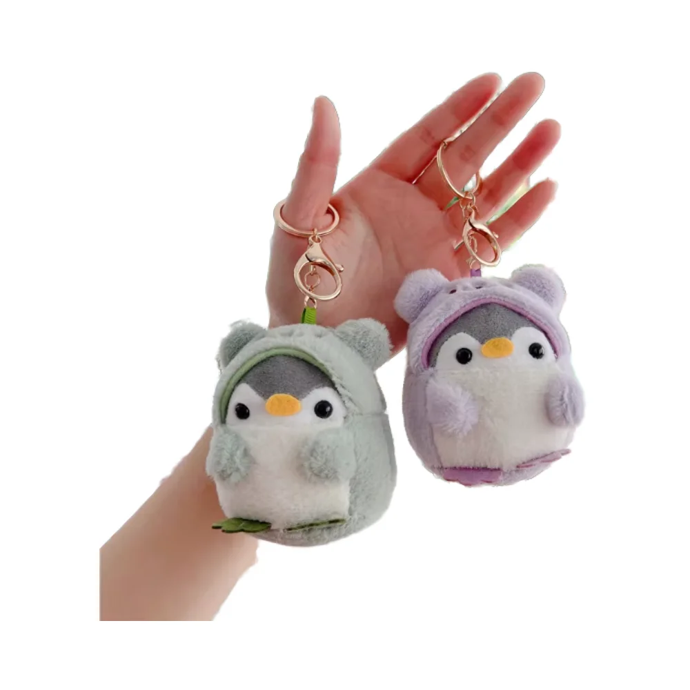 Amazon | karonpeln ぬいぐるみ ペンギン キーホルダー 4個