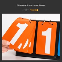Papan Skor PVC Empat Digit untuk Tenis Meja dengan Penghitung Poin dan Desain Lipat