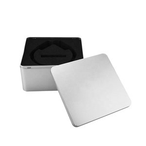 Квадратная металлическая коробка для хранения подарков и продуктов - Product Image 2