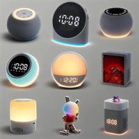 Nouveau Réveil Intelligent Électronique OEM avec Affichage Numérique, Fonction Snooze, Chargement USB, pour Enfants et Adultes, Horloge de Chevet Effet Lever et Coucher de Soleil