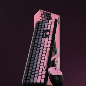 Ev ofis bilgisayar dizüstü evrensel kullanım için <span class=keywords><strong>2</strong></span>.4G kablosuz klavye ve fare seti - Product Image 2