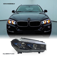 Assemblages de phares avant Blue Arrow pour BMW X5 F15 2014-2018, DRL LED, assemblage de phares halogènes à LED