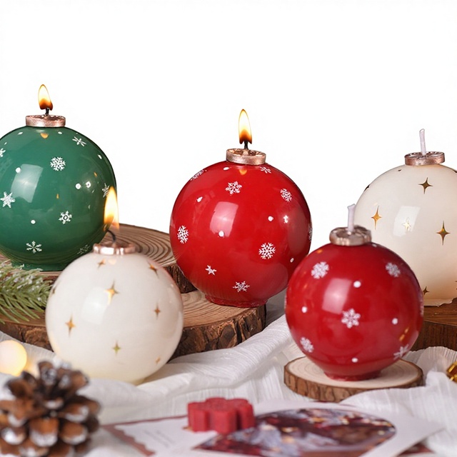 Valentine's Day & Father's Day Gift Snow Globe Scented Candles by Soy Wax Environment-Friendly Candles & Home Fragrance