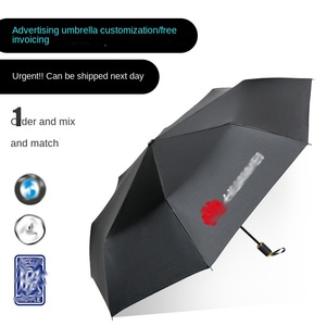<span class=keywords><strong>Parapluie</strong></span> pare-soleil pliable pour femmes et hommes avec protection UV et logo personnalisé imprimable fixe - Product Image 6