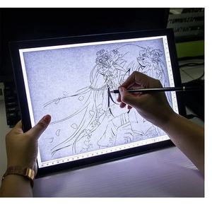 Boîte à lumière LED A4 A3 pour traçage, machine à copier de mangas, planche à <span class=keywords><strong>dessin</strong></span> éclairée par LED pour artistes, alimentation USB pour le <span class=keywords><strong>dessin</strong></span> et l'esquisse - Product Image 1
