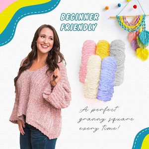 Hilo de Chenilla de Terciopelo de Colores Sólidos para Tejer y Confeccionar Bufandas, Bolsos y Sudaderas de Ganchillo - Product Image 3