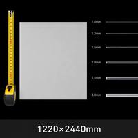 Plaque diffuseur LED en acrylique PMMA blanc opale KUNXIN, 1-3 mm, brillant, extrudé, 1220*2440 mm, découpable sur mesure
