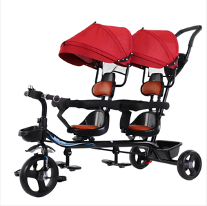 Nouveau tricycle double pour enfants, vente chaude / Tricycle double pour enfants à prix avantageux / Tricycle double de haute qualité pour <span class=keywords><strong>b</strong></span>é<span class=keywords><strong>b</strong></span>és et enfants - Product Image 4