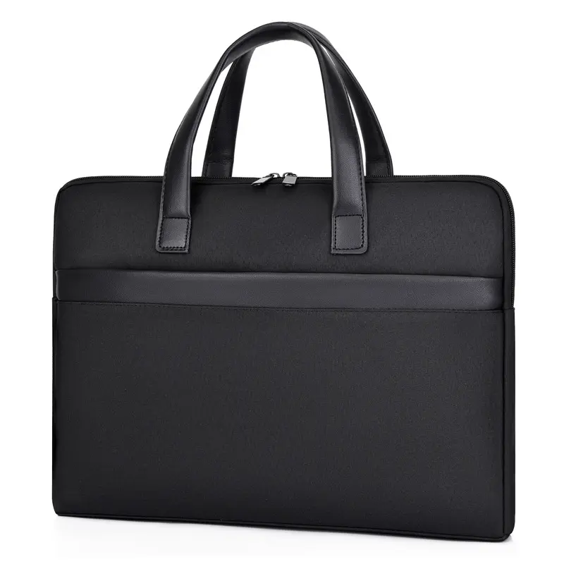 Oxford Cloth Large Capacity Briefcase Tote Bag Conference Office Storage Bag Support Customized Printing Logo