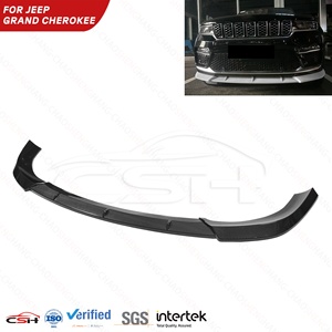 Chaoshenghang ABS parachoques delantero labio divisor para Jeep <span class=keywords><strong>Grand</strong></span> <span class=keywords><strong>Cherokee</strong></span> <span class=keywords><strong>SRT</strong></span> 2023 + Kit de carrocería parachoques difusor Auto accesorio - Product Image 1
