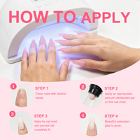 ICE NOVA Gel de Construction pour Extension d'Ongles Sans HEMA et Sans TPO, Fourniture OEM Marque Privée, Gel UV Acrylique Soak Off 15ml