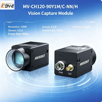 Caméra de vision industrielle HIKROBOTMV-CH120-90Y1M/C-NN/H 12MP à balayage d'aire, obturateur global CMOS, 1-Link CXP-12 CoaXPress, 93,9 ips