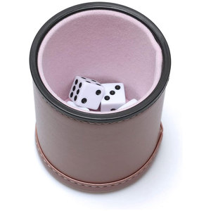 Grossiste, Meilleur Fournisseur : Gobelets à Dés Classiques en Cuir de Haute Qualité, Faits Main, Écologiques, avec Logo et Couleurs Personnalisables, Nouveau Design, Lot de 4 - Product Image 5