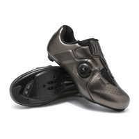 Chaussures de cyclisme débloquées EKorid pour hommes et femmes, tige en cuir microfibre, doublure en coton, respirantes, semelle rigide, pour le cyclisme sur route