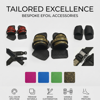 Nouvelle Arrivée Sangles de Fixation pour Planche de Surf Personnalisables en Couleur et Taille, Texture Dorée, Antidérapantes Hexagonales, Fixations de Pont, Coussinets pour Jetboard, Surf