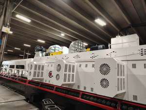 Vetro temperato porte finestre del forno macchina per la produzione di vetro Auto impianto di vetro tempra forno 8 * 14ft - Product Image 2