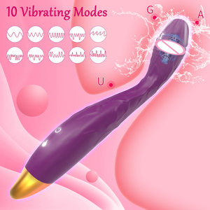 Varita vibradora adultos juguetes <span class=keywords><strong>sexuales</strong></span> <span class=keywords><strong>femeninos</strong></span> masajeador Personal con 10 potentes vibraciones y función de calefacción, consolador vibrador para clítoris - Product Image 2