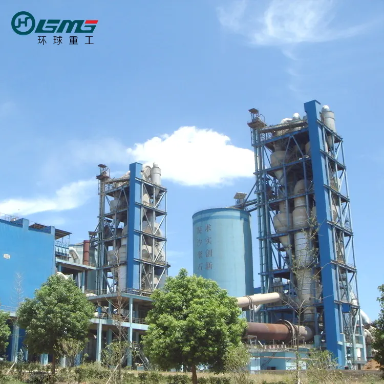 Tzt — chantier de production de ciment, mécanisme complet, 800, 1500, 2000 mppt, pour production de ciment