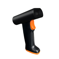 Scanner QR 2D Lecteur de codes-barres d'interface USB portable sans fil 2.4G avec affichage Produit en stock pour supermarché