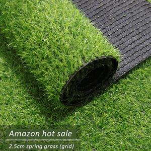 Gazon artificiel <span class=keywords><strong>de</strong></span> Football réaliste, <span class=keywords><strong>tapis</strong></span> d'intérieur et d'extérieur épais, fausse herbe synthétique pour chien, <span class=keywords><strong>tapis</strong></span> <span class=keywords><strong>de</strong></span> gazon pour le <span class=keywords><strong>jardin</strong></span> - Product Image 5
