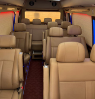 Minibus d'occasion d'origine japonaise pour transport de personnes, 16 places, moteur puissant, idéal pour le tourisme et les groupes.