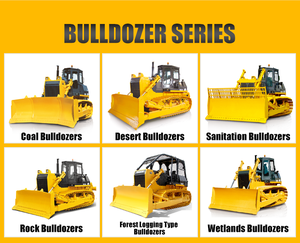 Bulldozer sur chenilles homologué CE pour le défrichement, le nivellement et le dégagement de terrain en projets d'ingénierie routière - Product Image 6