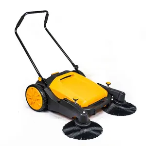 Large scale factories can use manual sweeping carts S480,1000mm cleaning width,480mm main brush width