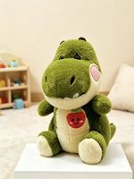 Jouet en peluche personnalisable en forme de dinosaure de dessin animé, sucette, en coton PP, couleurs variées, 11-30 cm, jouet pour enfants, garçons et filles