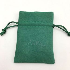 Sac à bijoux en velours doux recyclable, petite pochette à cordon, sac cosmétique en velours coloré en organza, lin, toile, coton - Product Image 1