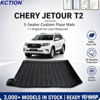 Tapis de sol de voiture KCTION toutes saisons, imperméables, écologiques, inodores, 5D LHD en TPE, usine OEM/ODM pour Chery Jetour T2 2026