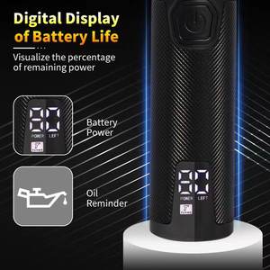 Cortadora de pelo KOMIJA, recortadora eléctrica de 7000-9000 rpm, recargable por USB, para uso doméstico, con peines guía y cepillo - Product Image 2