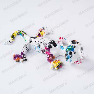 Personalizada Decoración Colgante de Pared 3D Decorativo Español <span class=keywords><strong>Barcelona</strong></span> <span class=keywords><strong>Mosaico</strong></span> Gecko Lagarto Resina Estatuilla - Product Image 3
