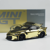 MINIGT 1:64 Nissan Z VeilSide FFZ400 Dorado 985, Modelo de Coche Personalizado de Aleación Fundida a Presión