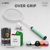 Bande adhésive antidérapante super collante pour raquettes de badminton, tennis, padel et pickleball en PU