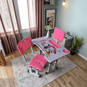 Mobilier scolaire moderne réglable pour <span class=keywords><strong>étudiant</strong></span>s, tables d'étude à domicile, bureau pour filles - Product Image 4