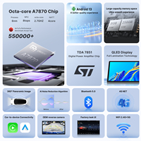 Youducar Radio para Auto Android de 13.1 Pulgadas, Reproductor de CD, Navegación GPS, Unidad Principal para Ford F-150 Raptor 2021-2025, Pantalla Táctil CarPlay, 1 TV