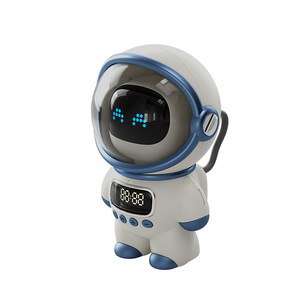 Ai thông minh intercom âm thanh đồng hồ báo thức Spaceman sáng tạo Nhà hát đài phát thanh với cho <span class=keywords><strong>bluetooth</strong></span> TF thẻ FM Battery Powered - Product Image 1