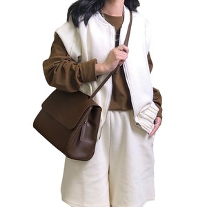2025 nuevo modelo de bolso cruzado de gama alta para mujer, cuero de vaca genuino, Correa única, elegante, de poliéster de gran capacidad para invierno - Product Image 5