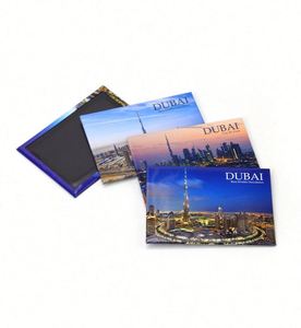 Refrigerator Magnets Souvenir Khalifa Burj Al Arab Custom Printed Dubai Logo Metal <b>Fridge</b> Magnet - Product Image 5
