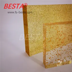 Pemotong Laser akrilik berwarna lembar Pmma plastik Glitter lembaran akrilik Glitter/Panel/papan