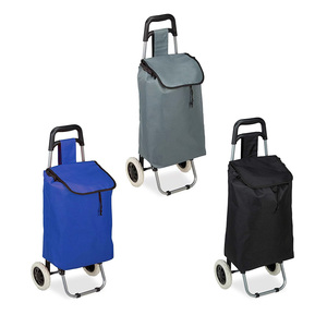 Carrito de la compra plegable, bolsa impermeable con ruedas, ideal para personas mayores, camping, viajes y compras, embalaje de pedidos por correo - Product Image 1