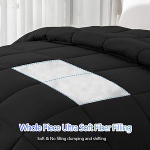 Tùy Chỉnh Duvet Bên Trong Bộ Đồ Giường Chăn Màu Rắn <span class=keywords><strong>Comforter</strong></span> Set Mùa Đông Cho Nhà Khách Sạn - Product Image 4