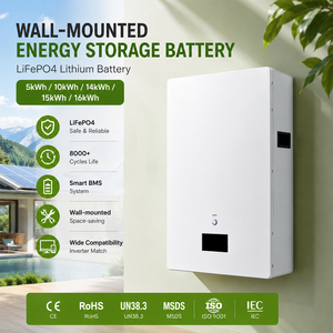 รับประกัน 10 ปี แบตเตอรี่ 10kWh 15kWh 16kWh 51.2V Lifepo4 แบตเตอรี่ลิเธียมไอออนสำหรับเก็บพลังงานแสงอาทิตย์สำหรับใช้ในบ้าน - Product Image 1